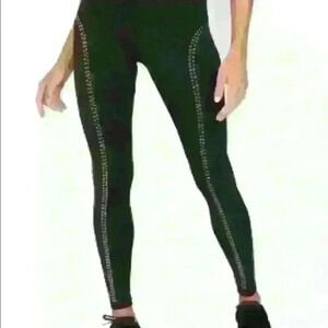 STRUT THIS X Sivan Ayla Lux Black Stud High Rise Waist Leggings